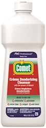CLEANER, DEODORIZING, WITH BLEACH, CREME, COMET, 32 OZ, 10/CT LARGE