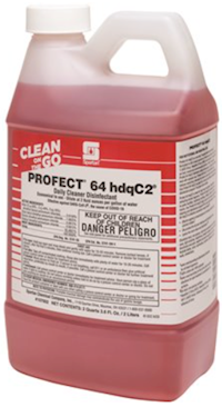 CLEANER, DISINFECTANT, SPARTAN PROFECT 64, HDQC2, 2L, 4/CT MAIN