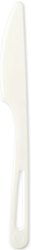 KNIVES, COMPOSTABLE, WORLD CENTRIC TPLA, 6.7", WHITE, 1000/CT LARGE
