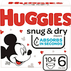 DIAPERS, HUGGIES SNUG & DRY, SIZE 6, 104/CT THUMBNAIL