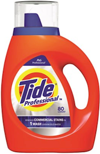 LAUNDRY DETERGENT, LIQUID, TIDE PROFESSIONAL, ORIGINAL SCENT, 105 OZ, 4/CT MAIN