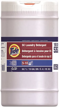 LAUNDRY DETERGENT, LIDQUID, TIDE PROFESSIONAL, SPECIAL CONDITIONS, 15 GALLON MAIN