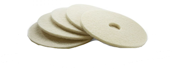 17", BEIGE, BURNISHING PADS, IMAGE, 5/CT THUMBNAIL