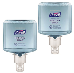 HAND SOAP, FOAMING, PURELL, ES6 REFILL, FRAGRANCE FREE, 1200 ML, 2/CT LARGE