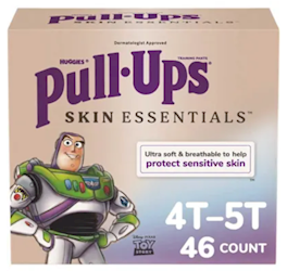 PULL-UPS, TRAINING PANTS, SKIN ESSENTIALS, 4T-5T, 46/CT LARGE