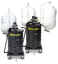 VACUUM, INDUSTRIAL, TORNADO JUMBO AIR SERIES, DUAL MAIN