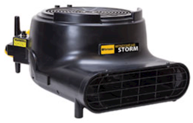 FAN, DRYER, COMPACT SIZE, LOW AMP, TORNADO WINDSHEAR STORM LARGE