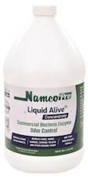DEODORIZER, BACTERIA ENZYME TREATMENT, NAMCO PRO, LIQUID ALIVE, 1 GALLON LARGE