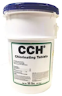 CHLORINATING TABLETS, CALCIUM HYPOCHLORITE, CCH PRODUCTS, 2 5/8 IN, 50 LBS THUMBNAIL