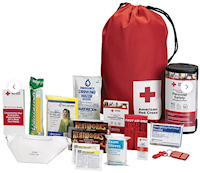 EMERGENCY KIT, FIRST AID, FOOD/WATER, MAYDAY, KT3-PL MAIN