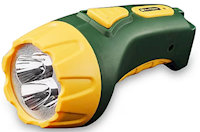 FLASHLIGHT, RECHARGEABLE, GOGREEN POWER 4, LED, GREEN MAIN