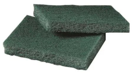 SCOURING PADS, GENERAL PURPOSE, 3M, 3" X 4.5", 80 PADS/CT (59166) LARGE
