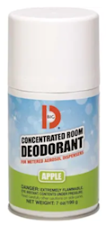 AIR FRESHENER, METERED AEROSOL, CONCENTRATED, BIG D, APPLE SCENT, 7 OZ, 12/CT LARGE