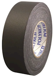 DUCT TAPE, POLYKEN, PROFESSIONAL-GRADE, BLACK, 1.89" X 54.7 YDS LARGE