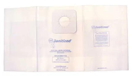 VACUUM BAGS, JANITIZED, FOR NSS PIG, 3 BAGS/CT LARGE