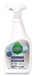 DISINFECTANT, HYDROGEN PEROXIDE CLEANER, SEVENTH GENERATION, 23 OZ, 12/CT LARGE