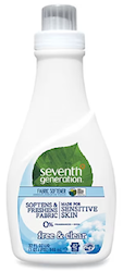 FABRIC SOFTENER, LIQUID, UNSCENTED, NATURAL, SEVENTH GENERATION, 42 LOADS, 32 OZ, 1/EA LARGE