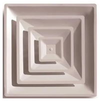 VENT COVER, DIFFUSER, 3-CONE STEP DOWN, 2' X 2', TRUAIRE, 8" MAIN