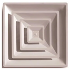 VENT COVER, DIFFUSER, 3-CONE STEP DOWN, 2' X 2', TRUAIRE, 8" THUMBNAIL