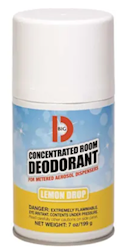 AIR FRESHENER, BIG D, METERED AIR DISPENSERS, CONCENTRATED, LEMON DROP SCENT, 7 OZ, 12/CT LARGE