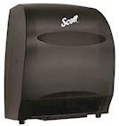 DISPENSER, HARDWOUND PAPER TOWELS, AUTOMATIC, SCOTT, BLACK THUMBNAIL
