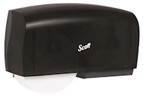 DISPENSER, TWIN JUMBO COMPACT CORELESS ROLLS, KIMBERLY CLARK IN-SIGHT, SMOKE/GRAY THUMBNAIL