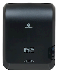 DISPENSER, HARDWOUND PAPER TOWELS, GP PRO MECHANICAL, PACIFIC BLUE ULTRA, BLACK 59589 MAIN