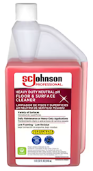 NEUTRAL FLOOR CLEANER, SC JOHNSON PROFESSIONAL, 32 OZ, 6/CT LARGE