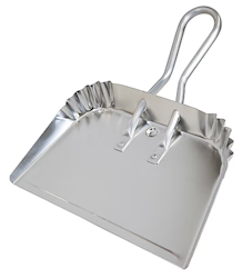 DUST PAN, ALUMINUM, 17" LARGE