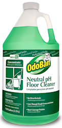 NEUTRAL FLOOR CLEANER, ODOBAN, CITRUS SCENT, 1 GALLON, 1/EA LARGE