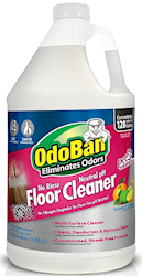 NEUTRAL FLOOR CLEANER, ODOBAN PET SOLUTIONS, CITRUS SCENT, 1 GALLON, 1/EA LARGE
