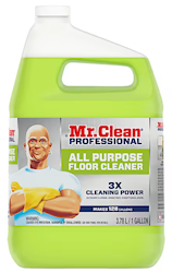 FLOOR CLEANER, MR CLEAN, CONCENTRATE, LEMON SCENT, 1 GALLON LARGE