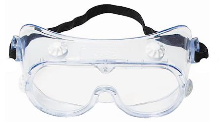 SAFETY GOGGLES, 3M 334, CLEAR LARGE