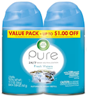 AIR FRESHENER, AUTOMATIC, AIR WICK, FRESH WATERS SCENT, 2/CT THUMBNAIL