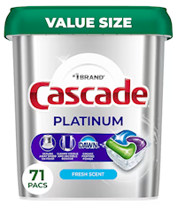 DISH SOAP, PODS, CASCADE, FRESH SCENT, 71 PODS/CT MAIN