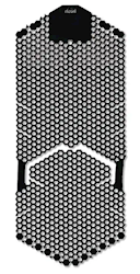 URINAL SCREENS, VERTICAL, ANIT-SPLASH, BOARDWALK, MIDNIGHT COAST SCENT, BLACK, 6/CT LARGE