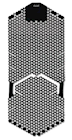 URINAL SCREENS, VERTICAL, ANIT-SPLASH, BOARDWALK, MIDNIGHT COAST SCENT, BLACK, 6/CT THUMBNAIL