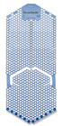 URINAL SCREENS, ANTI-SPLASH, VERTICAL, BOARDWALK, COTTON BLOSSOM SCENT, BLUE, 6/CT THUMBNAIL