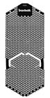 URINAL SCREENS, ANTI-SPLASH, VERTICAL, BOARDWALK, MIDNIGHT COAST SCENT, BLACK, 6/CT THUMBNAIL