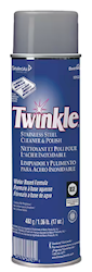 STAINLESS STEEL CLEANER, POLISH, DIVERSEY TWINKLE, 17 OZ, 12/CT LARGE