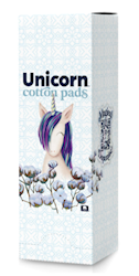 PADS, COTTON, UNICORN, MAXI PADS WITH WINGS, 40 PADS/CARTRIDGE, 6 CARTRIDGES/CT LARGE