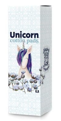 PADS, COTTON, UNICORN, MAXI PADS WITH WINGS, 40 PADS/CARTRIDGE, 6 CARTRIDGES/CT MAIN