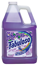 MULTIPURPOSE CLEANER, FABULOSO, LAVENDER SCENT, 1 GALLON, 4/CT LARGE