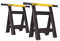 SAWHORSE, FOLDING, ADJUSTABLE, PLASTIC, 2-WAY, STANLEY, 32", 2/CT MAIN