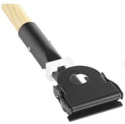 DUST MOP HANDLE, SNAP-ON, HARDWOOD, RUBBERMAID, 60" LARGE