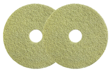20", YELLOW, BURNISHING FLOOR PADS, 2/CT THUMBNAIL