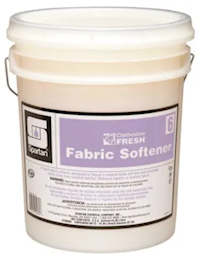 FABRIC SOFTENER, SPARTAN CLOTHESLINE FRESH, 5 GALLON MAIN