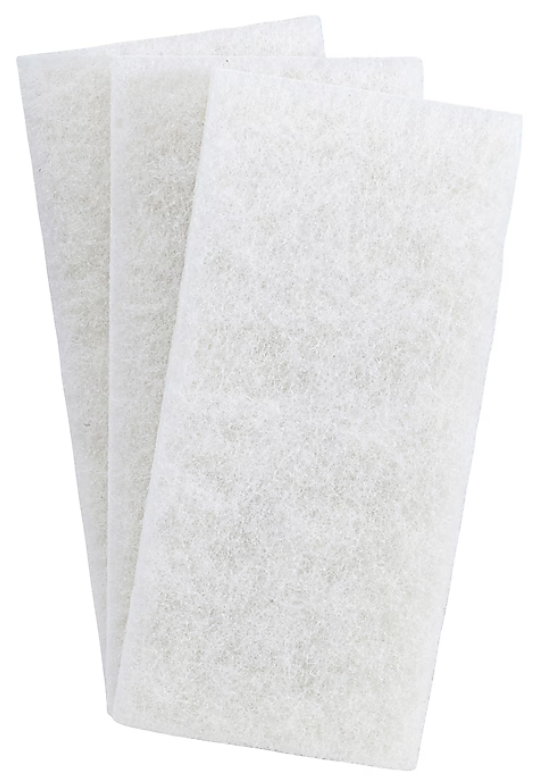 CLEANING PADS, DOODLEBUG, FLOOR CARE SYSTEM, 3M, DELICATE SURFACE, WHITE, 10/CT THUMBNAIL