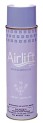 AIR FRESHENER, AEROSOL CANS, SPARTAN AIRLIFT XCELENTE, FRESH LAVENDER SCENT, 16 OZ, 12/CT LARGE