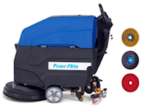 AUTO SCRUBBER, 20", 24V WET ACID BATTERY, OFF-BOARD CHARGER, 18" PAD DRIVER INCLUDED MAIN